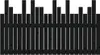 vidaXL Wand-Kopfteil Schwarz 146,5x3x80 cm Massivholz Produktbild-Vorschau 5