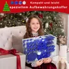 LARS360 Modrá sada 108 kusů ozdob na vánoční stromek, Náhled obrázku produktu 6