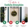 MeisterHome ® Künstlicher Weihnachtskranz Adventskranz für Produktbild-Vorschau 3