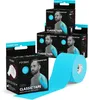 4 Rollen Kintex Kinesiologie Tape Classic 5 cm x 5 m  Blau Produktbild-Vorschau 1