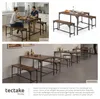 tectake® Sitzgruppe Bolton 3-teilig Industrial Style Produktbild-Vorschau 6