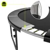 Trampolino da giardino HyperMotion 366 cm (12FT) con rete Anteprima dell’immagine prodotto 11