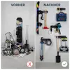 Dönges nástenný držiak garáž 5 panelov á 40cm vrátane 14 Náhľad obrázku produktu 8