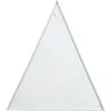 Creativ Company Glass Plate Dreieck mit Loch 8x9cm, 10st. Produktbild-Vorschau 1