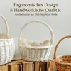 Creative Home Weißer Weidenkorb mit Henkel | 22 x 22 x 26 Produktbild-Vorschau 8