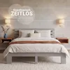 Homestyle4u manželská posteľ Drevená posteľ 180 x 200 s Náhľad obrázku produktu 10