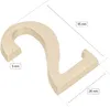 KOTARBAU® Ziffer „2” Satin Selbstklebend 5 cm aus Messing Produktbild-Vorschau 2