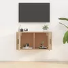 vidaXL TV nástěnná skříňka Sonoma Dub 80x34,5x40 cm Náhled obrázku produktu 3