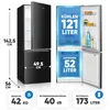 Bomann KG 7359, 173 l, N-ST, 2,6 kg/24h, C, scomparto Zona Anteprima dell’immagine prodotto 14