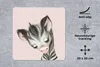 MuchoWow® Mauspad Mousepad Zebra - Kinder - Rosa 20x20 cm - Produktbild-Vorschau 2
