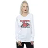 Marvel - "Approves" Sweatshirt für Damen BI16173 (L) (Weiß) Produktbild-Vorschau 1