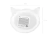 Pappteller Kätzchen 22x20cm schwarz 6er Set Produktbild-Vorschau 3