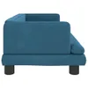 vidaXL Lit pour chien Bleu 80x45x30 cm Velours Voir les images du produit 4