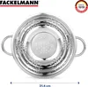 Passoire inox 24 cm avec anses Fackelmann Voir les images du produit 11