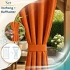 Lantigo Outdoor Vorhang Orange 155x200 cm wetterfest | Produktbild-Vorschau 4