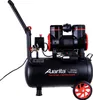 A black air compressor with red accents and wheels, shown against a white background. Produktbild-Vorschau