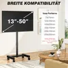 TVON TV Ständer mit Rollen Mobiler TV Standfuss für 13-50 Produktbild-Vorschau 5