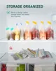 Set van 10 herbruikbare vrieszakken - Herbruikbare Productafbeelding-voorbeeld 7