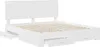 vidaXL Struttura per letto con cassetti bianca 180 x 200 cm Anteprima dell’immagine prodotto 5