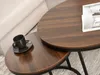 Set da tavolino JACEK - noce / nero Anteprima dell’immagine prodotto 7