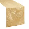 Festliche Tischdecke Tischdekoration BLINK 16 honig 35x180 Produktbild-Vorschau 1