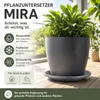 Pflanztopfuntersetzer Mira Anthrazit Ø 58cm - Frostsicher & Produktbild-Vorschau 2