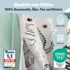 Baby Bettwäsche 100 x 135 cm süße Dino Bettwäsche mit Ohren Produktbild-Vorschau 5