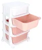 Springos® Scaffale su ruote in plastica con 4 cassetti su Anteprima dell’immagine prodotto 14