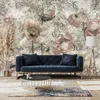 Muralo Vlies Fototapete BLUMEN Blätter Ornamente Beton Produktbild-Vorschau 8