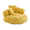 LVHOM Divano pigro con 3 cuscini, beanbag classico con Anteprima dell’immagine prodotto 2