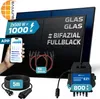 SUNNIVA® 1000W Balkonkraftwerk BIFAZIAL FULLBLACK komplett Produktbild-Vorschau 1