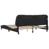 CLORIS Bettgestell mit LED Schwarz 180x200 cm Kunstleder Produktbild-Vorschau 9