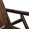 vidaXL Chaise à bascule de jardin 69x96x101 cm bois massif Voir les images du produit 5