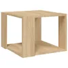 vidaXL Konferenčný stolík Sonoma Oak 40x40x30 cm Materiál Náhľad obrázku produktu 1