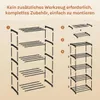 WOLTU Schuhregal schmal 5 Ebenen, Metall, für 10 Paar Produktbild-Vorschau 9