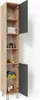 Vicco Badschrank Fynn, 30 x 190 cm, Anthrazit/Goldkraft Produktbild-Vorschau 7