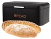 Brotkasten mit Deckel aus hochwertigem Metall-Edelstahl Produktbild-Vorschau 2