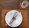 Tischsets aus Kunstleder Rechteckig 18 Teile Produktbild-Vorschau 3
