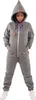 O'Poppy Jumpsuit Damen mit spitzer Kapuze dunkelgrau Produktbild-Vorschau 1