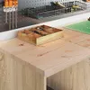 vidaXL Armadio per garage in legno di pino massiccio Sonoma Anteprima dell’immagine prodotto 4