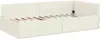 vidaXL Eckbettgestell mit Kopfteil Creme 90 cm x 200 cm Produktbild-Vorschau 4