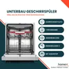 homeX DWBU601444C Geschirrspüler 60 cm Unterbau, Produktbild-Vorschau 2