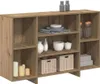 vidaXL Kredens dębowy Artisan 120 x 30 x 75 cm materiał Podgląd zdjęcia produktu 1