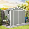Outsunny Gerätehaus 4,1m², Geräteschuppen mit Satteldach, Produktbild-Vorschau 9
