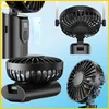 Mini ventilátor prenosný ventilátor stojan ručný čierny Náhľad obrázku produktu 10