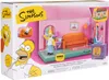 The image shows the packaging of a Simpsons Living Room Diorama playset. Podgląd zdjęcia produktu