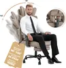 LZQ Ergonomická kancelářská židle s vysokým Náhled obrázku produktu 12