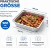 20 vaschette in alluminio per barbecue – Vaschette Anteprima dell’immagine prodotto 2