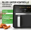 GOURMETmaxx Horkovzdušná fritéza AirGenius 10 l (2 x 5 l) – Náhled obrázku produktu 8