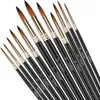 12 Stück Künstlerpinsel Pinsel Set Modellbau Pinsels für Produktbild-Vorschau 1